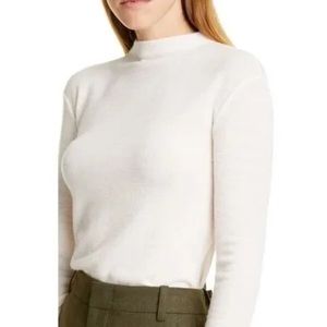 Vince Wool‎ Blend Funnel Neck Pullover Sweater
